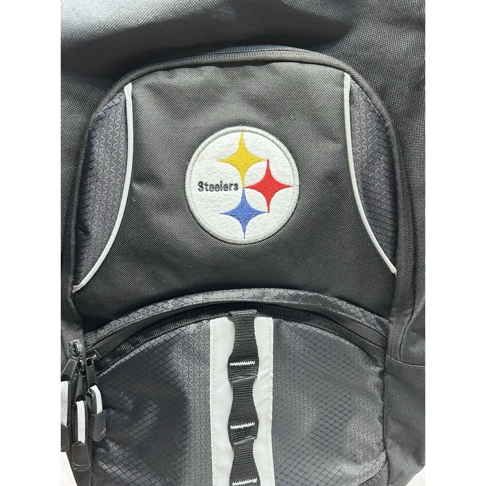 Pittsburgh Steelers Licensed Multi-Purpose Black Backpack School Bag NFL 17